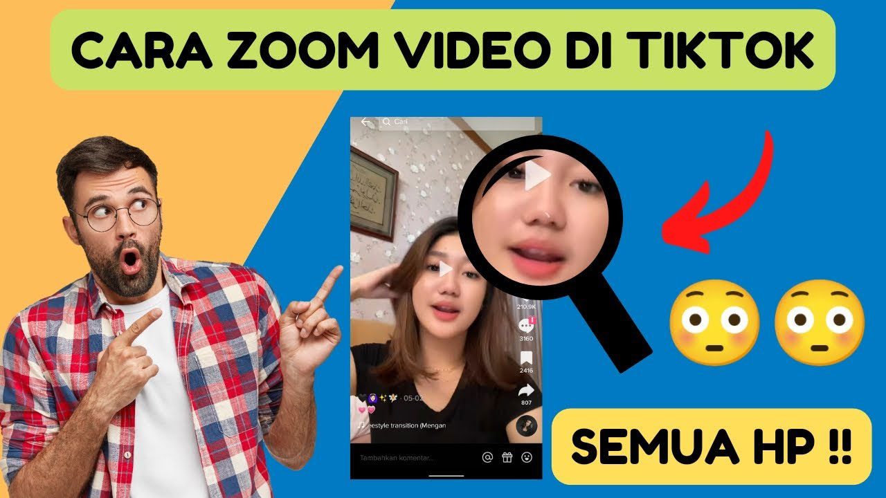 2 Cara Zoom TikTok dengan Filter dan Secara Manual