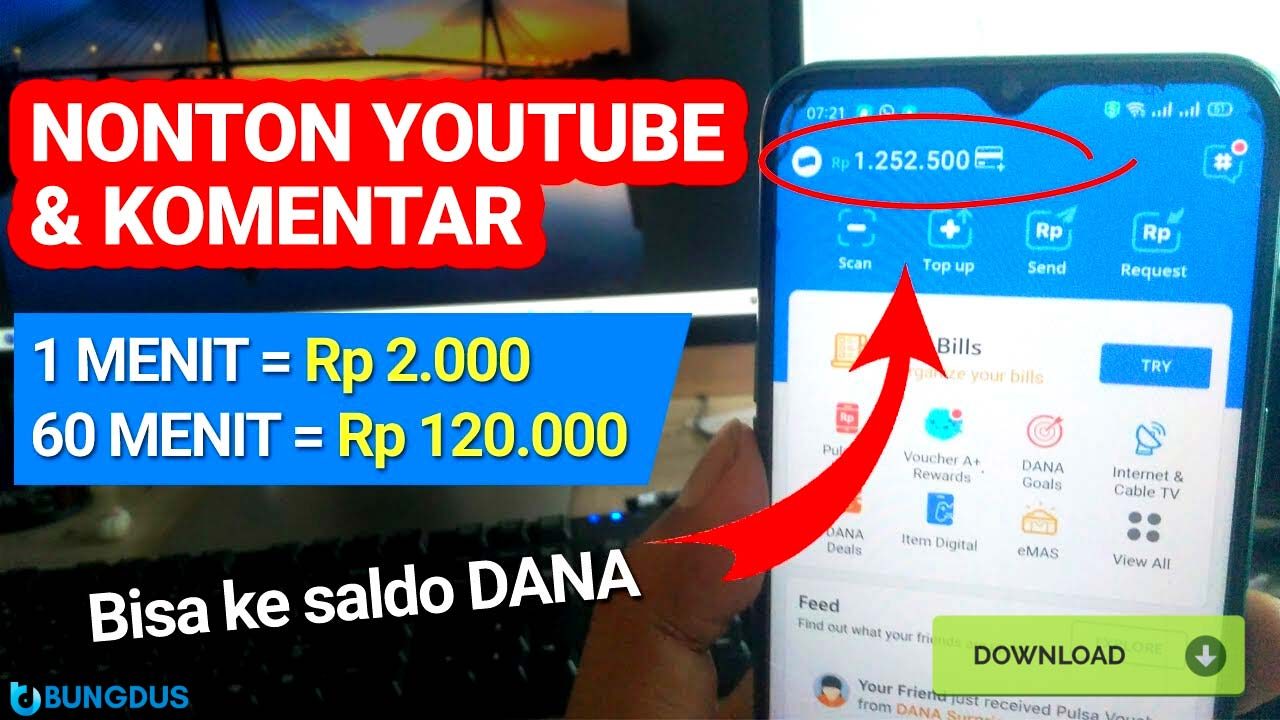 Aplikasi yg Menghasilkan Uang Tanpa Modal Cuma Nonton Video dan Komentar