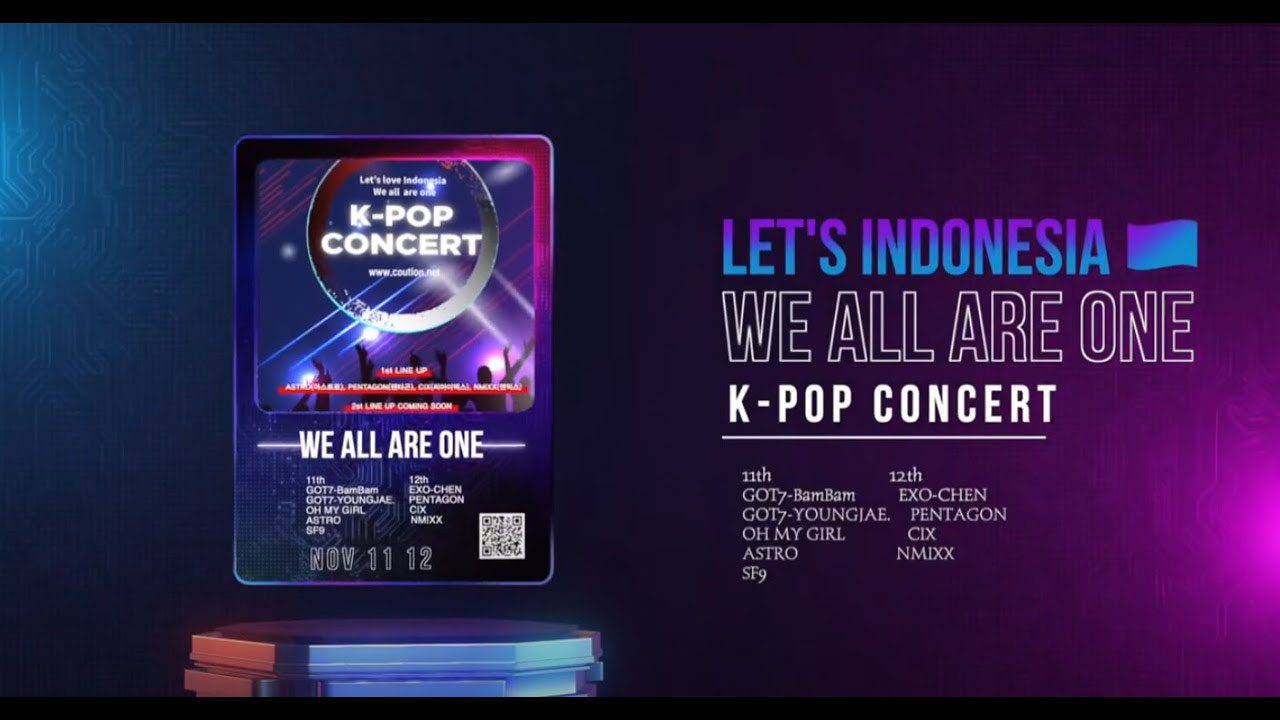 Jadwal dan Tiket We All Are One KPOP Concert 2022 Jakarta