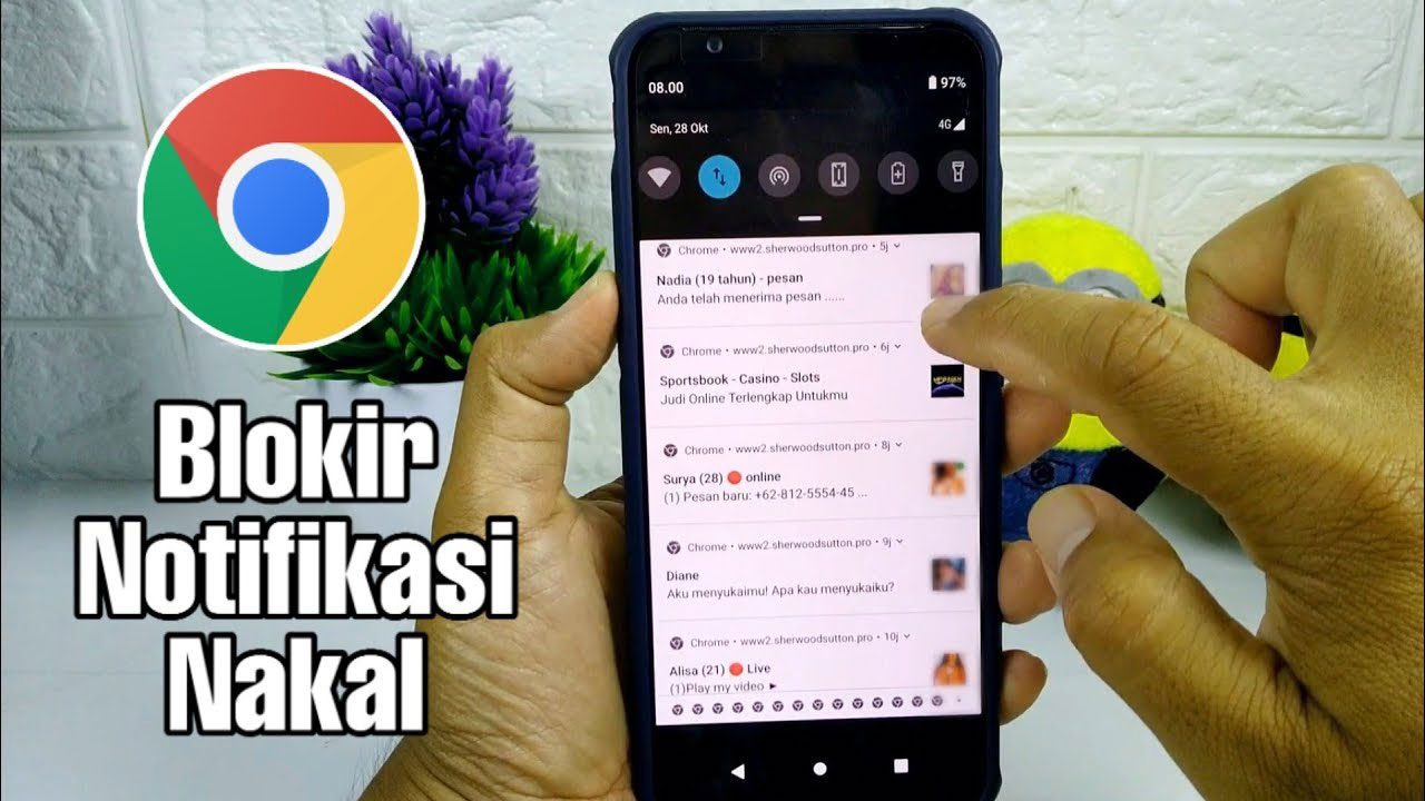 Cara Menghilangkan Notifikasi Google Chrome di Android