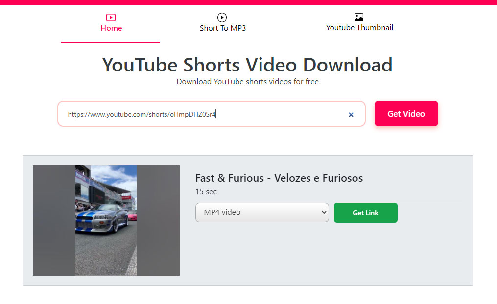 youtube shorts downloader video