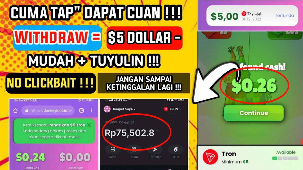 Donkey Loot Penghasil Uang, Apakah Aman atau Penipuan?