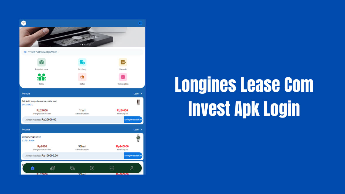 Longines Lease Com Invest Apk Login