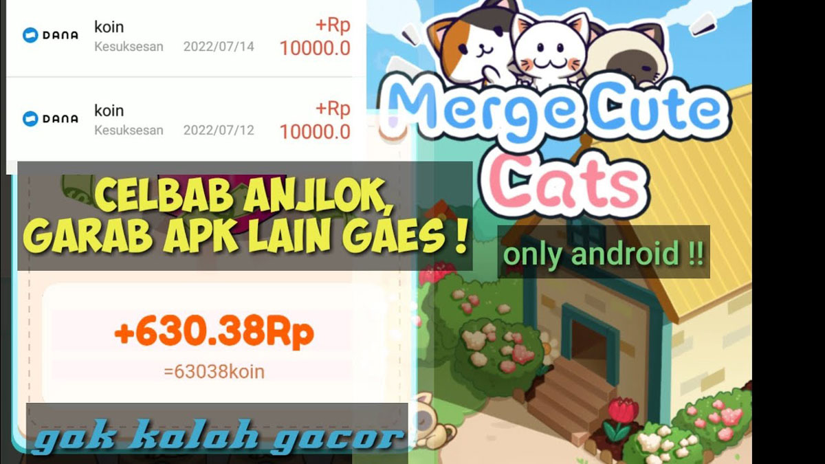 Merge Cute Cats Apk Game Penghasil Uang