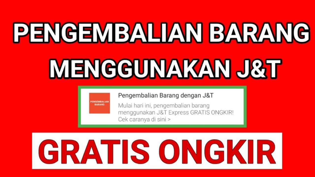 Cara Mengembalikan Barang di Shopee Lewat J&T