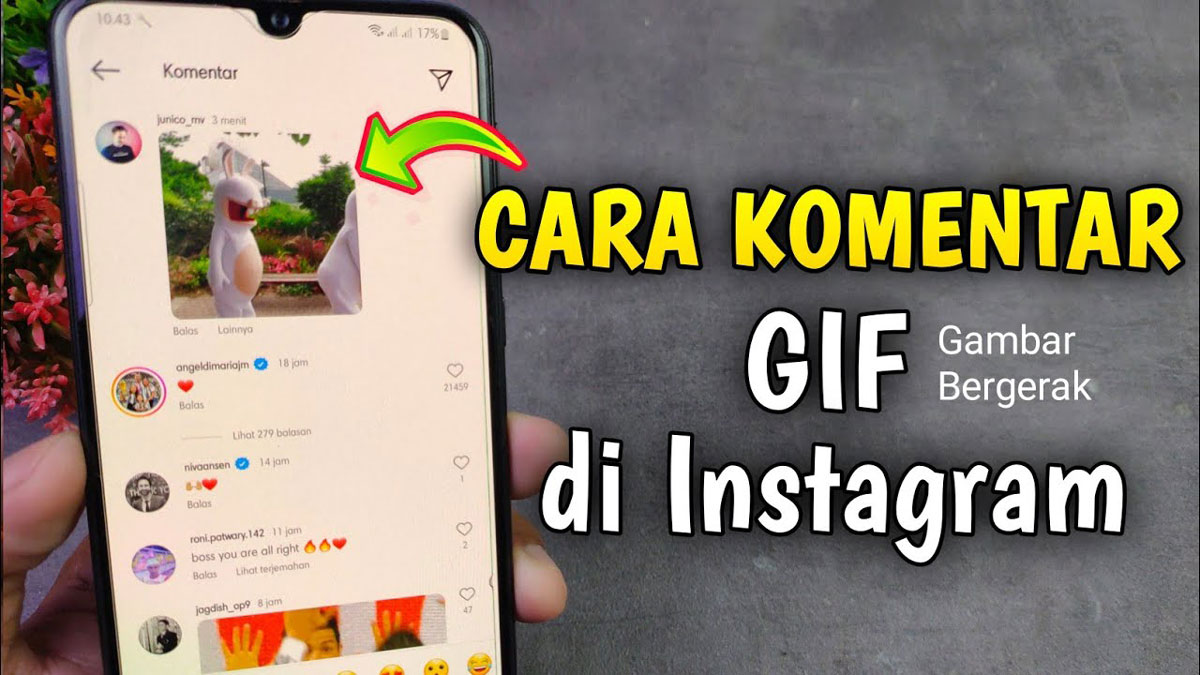 Cara Mengirim Komentar GIF di Instagram