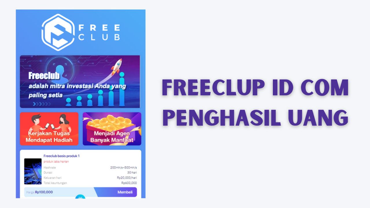 FreeClub id Com Penghasil Uang, Aman Atau Penipuan?
