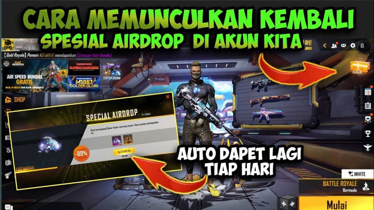 Kenapa Special Airdrop Tidak Muncul di Free Fire? Ini Cara Mengatasinya