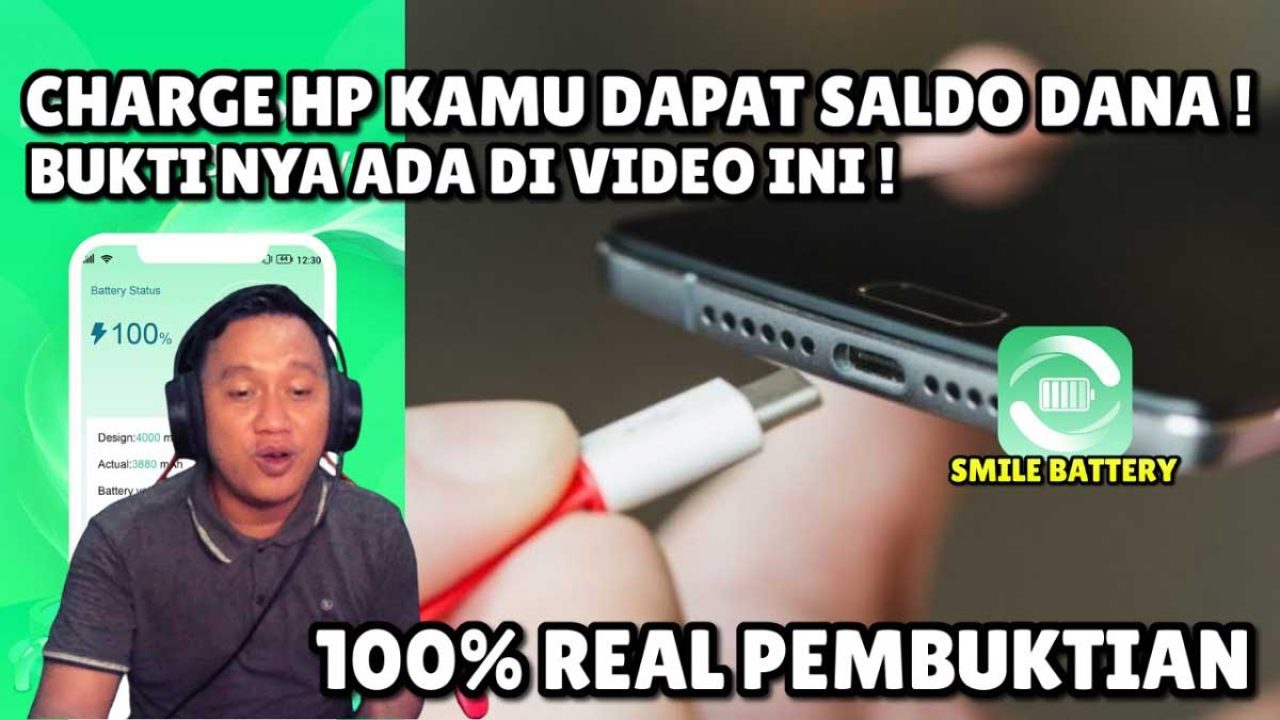 Aplikasi Smile Battery Penghasil Uang, Membayar Atau Penipuan?