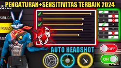 Sensitivitas FF Auto Headshot 2024 HP OPPO