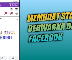 Cara Membuat Status Berwarna di Facebook Lite