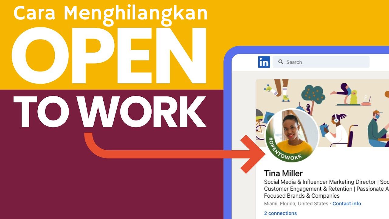 Cara Menghilangkan Open To Work di Linkedin