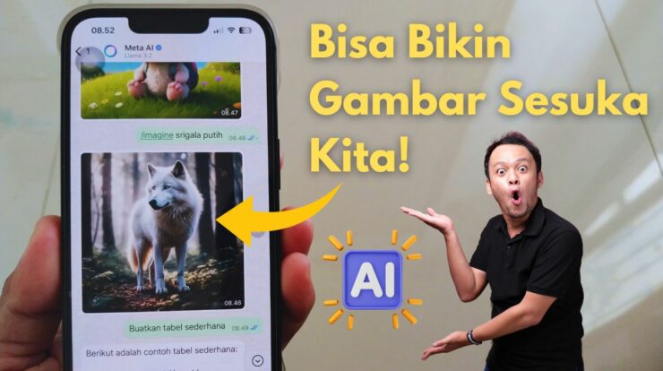 Cara Chat Meta AI WhatsApp